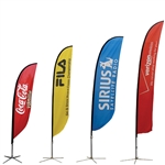 Curved Outdoor Flag