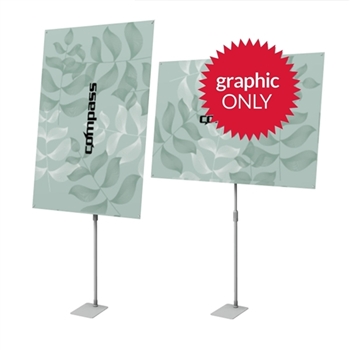 Replacement Graphic for Compass Banner Stand 48" x 72"