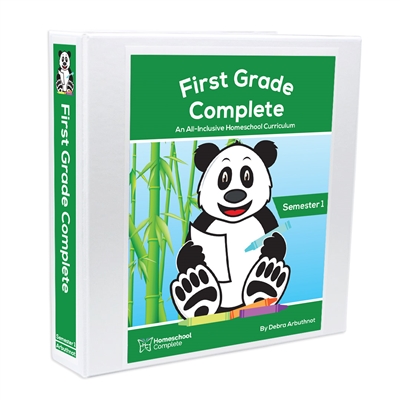 First Grade Complete makes it easy with one binder for all of your subject areas.
