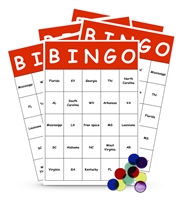 Southeast States Bingo/Memory Games