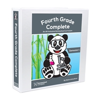 The teacher's manual includes the detailed lesson plans for all subject areas and the required student workbook pages. Bound in a sturdy three-ring binder so the pages are easily removable for daily use. Functions as a portfolio of your childâ€™s work.