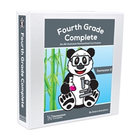 Fourth Grade Complete Teacher's Manual Semester Two with fully-planned lessons for all subject areas and the required student workbook pages.