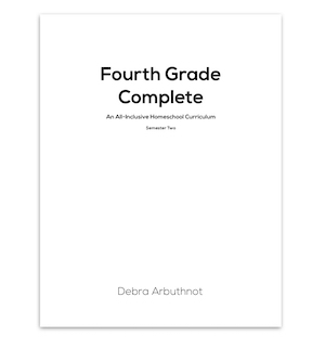 Our Fourth Grade Complete Student Workbook Refill Pages are created for each additional child using the homeschool program.