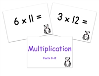 Multiplication Flashcards: Facts to 12