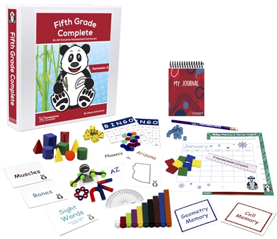 Homeschool Complete: Fifth Grade Complete Faith-Based Semester Two Curriculum Bundle