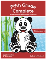 Fifth Grade Complete Homeschool Teacher's Manual (Including Student Workbook): Faith-Based Semester One Download