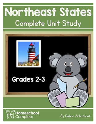 Homeschool Complete Unit Study: NE states