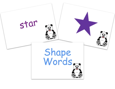 Shape Words Flashcards