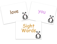 Sight Word Flashcards Kindergarten