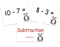 Subtraction Flashcards: Facts 0-10