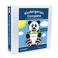 Kindergarten Complete Teacher's Manual & Workbook: Semester Two (Faith-Based)