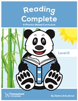 Reading Complete Level D digital version includes daily step-by-step lessons, flashcard activities, a worksheet used for teaching new skills, oral reading, games, and independent written practice.