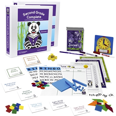 Second Grade Full Year Bundle includes the teacher manual, flashcards, games, and resources to make teaching fun and effective.