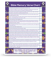 Second Grade Complete: An All-Inclusive Homeschool Curriculum- Bible Verse Chart Semester One
