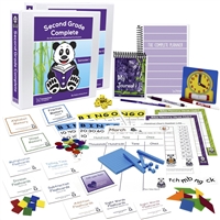 Second Grade Deluxe Bundle includes the teacher manual, flashcards, games, and resources to make teaching fun and effective.
