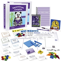 Second Grade Deluxe Bundle includes the teacherâ€™s manual with a secular worldview, flashcards, games, and resources to make teaching fun and effective.