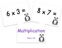 Multiplication Flashcards: Facts to 10