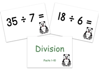 Division Flashcards: Facts to 10