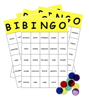 Sight Words Bingo Game: second grade level