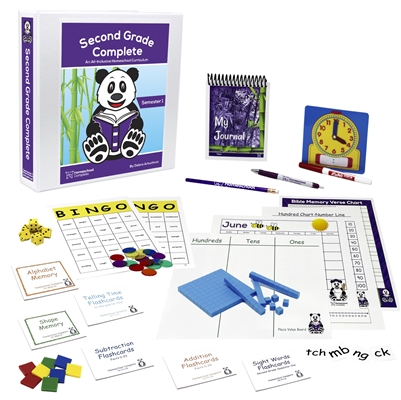 Second Grade Semester One Bundle includes the teacher manual, flashcards, games, and resources to make teaching fun and effective.