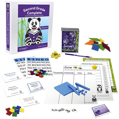 Second Grade Semester Two Bundle includes the teacher manual, flashcards, games, and resources to make teaching fun and effective.