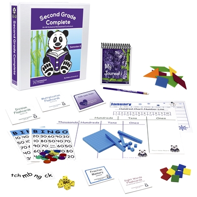 Second Grade Semester Two Secular Bundle includes the teacherâ€™s manual, flashcards, games, and resources to make teaching fun and effective.