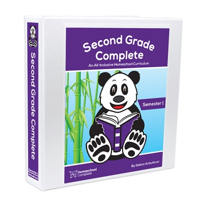 Second Grade Complete Additional Student Workbook: Semester One  (Secular program)