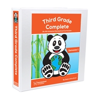 The student workbook is tailored for each extra child utilizing the Homeschool Complete Third Grade secular curriculum.