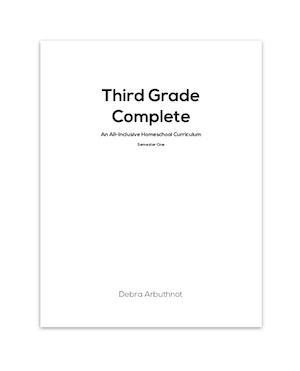 The student refill pages are designed for each additional child using the Third Grade Complete curriculum.