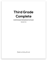 The student refill pages are designed for each additional child using the Third Grade Complete secular curriculum.