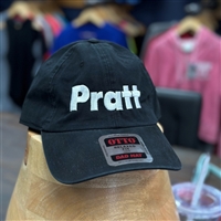 Pratt Dad Twill Cap - One Size - Black / White
