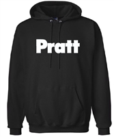 Pratt Hooded Sweatshirt - X-Large - Black / White