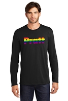Pratt Pride Men's Long Sleeve T-Shirt - Black - XX-Large