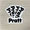 Pratt WordMark Vinyl Decal
