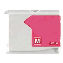 Brother LC51M Remanufactured Ink Cartridge - Magenta