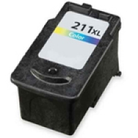 Canon 2975B001 (CL-211XL) Remanufactured High Yield Ink Cartridge - Tri-Color