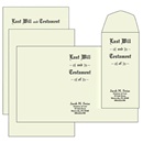 Will Kit, Legal Size, Testament Ledger