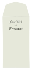 Will Envelops, Testament Ledger