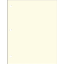 Minute Paper Letter Size 20lb., 3-Hole Punched