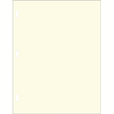 Minute Paper Letter Size 28lb., Rectangular Rod Punched