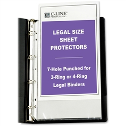 Top Loading Legal Size Sheet Protector 8.5" x 14"