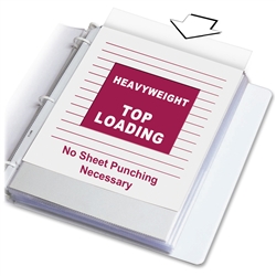 Top Loading Letter Size Sheet Protector 8.5" x 11"