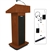 AmpliVox Wireless Executive Sound Column Lectern