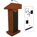 AmpliVox Wireless Executive Sound Column Lectern