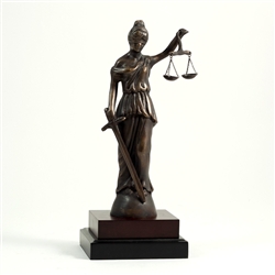 13 inch Lady of Justice Statue