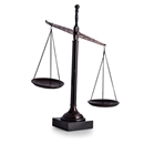 Bronzed Brass Scale of Justice