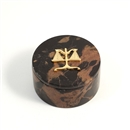 Legal Scale Desk Top Round Marble Box