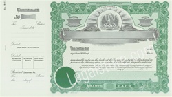 Goes® Louisiana Stock Certificates