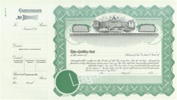 Goes® Massachusetts Stock Certificates