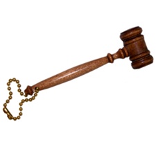 Miniature Gavel Key Chain